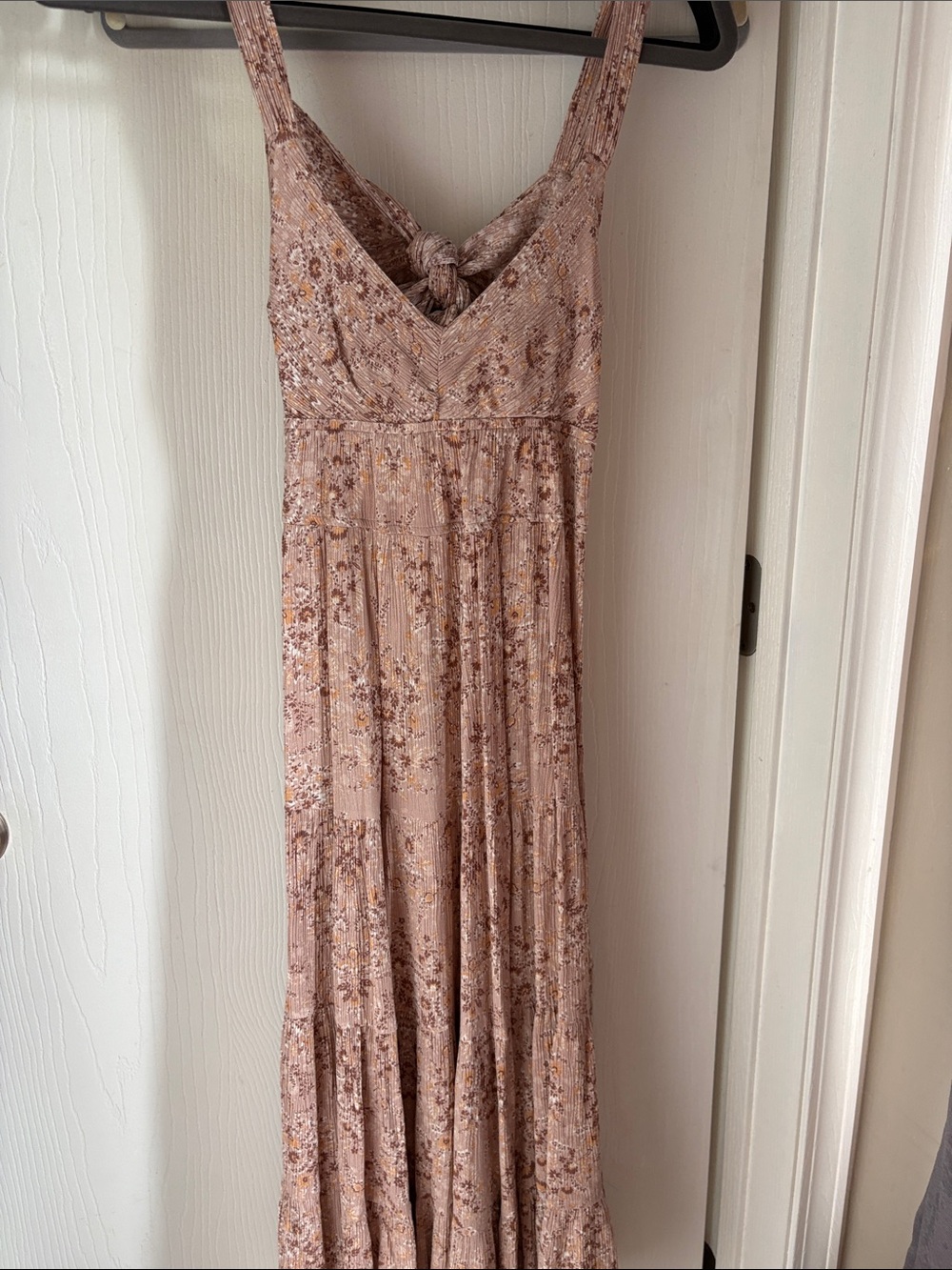 Dress Forum Dusty Rose Floral Midi Dress